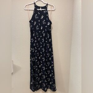 Miley + Molly Women's Floral Navy Maxi Dress